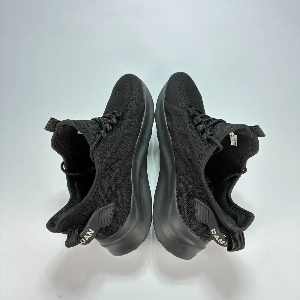 Damyuan Black Mesh Lightweight Running Sneakers Shoes Women's Size US 10.5 EU 41